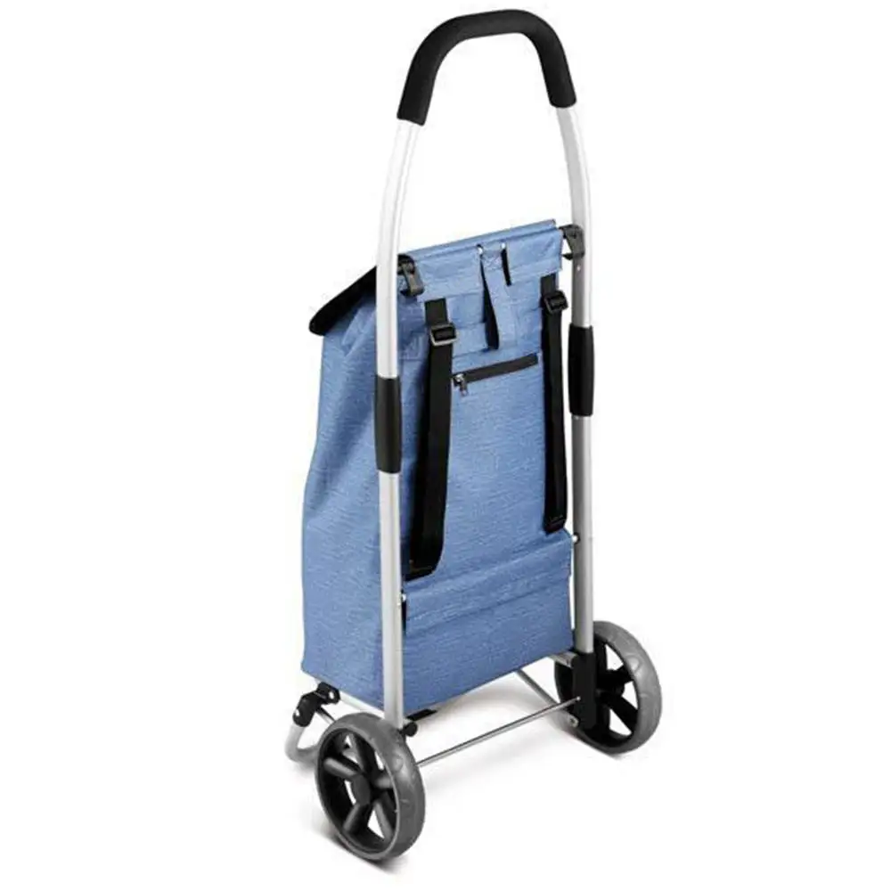 Detachable foldable shopping bag grocery shopping cart supermarket light trolley bag