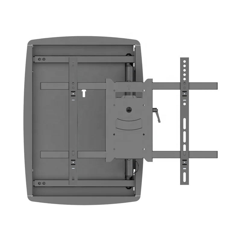 VESA 600X400 tv wall bracket recessed full motion mount 32 to 75 inch tv wall mount