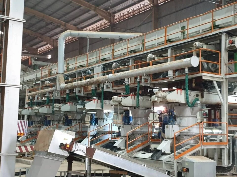 Hard wood pellet production line Yulong pellet mill price rice husk pellet machine