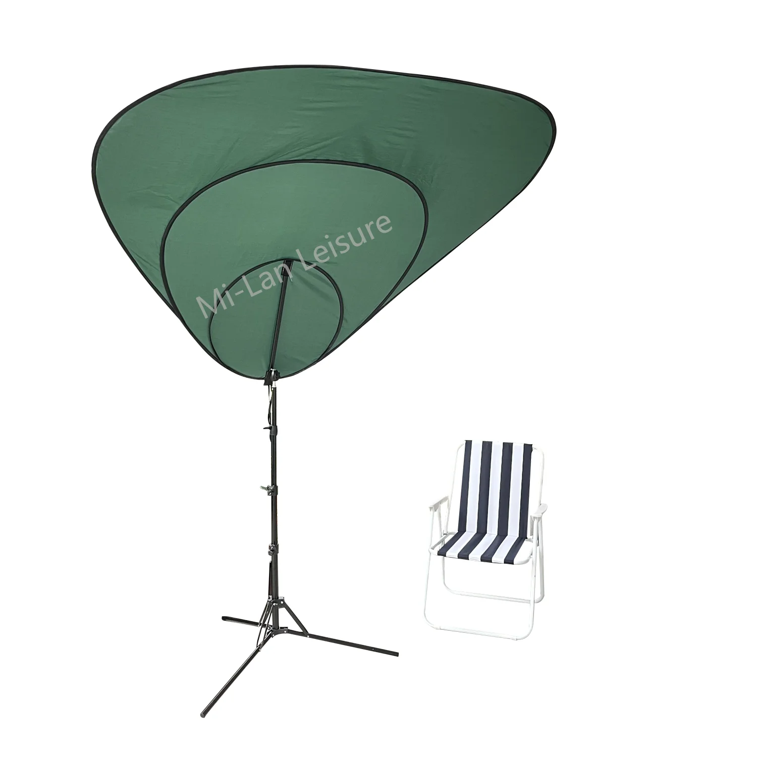 Promotional Commercial  Wind Proof Sun Beach Balcony Sunshade Sail Leaf Shaped Outdoor Small Pattern Beach Umbrella
