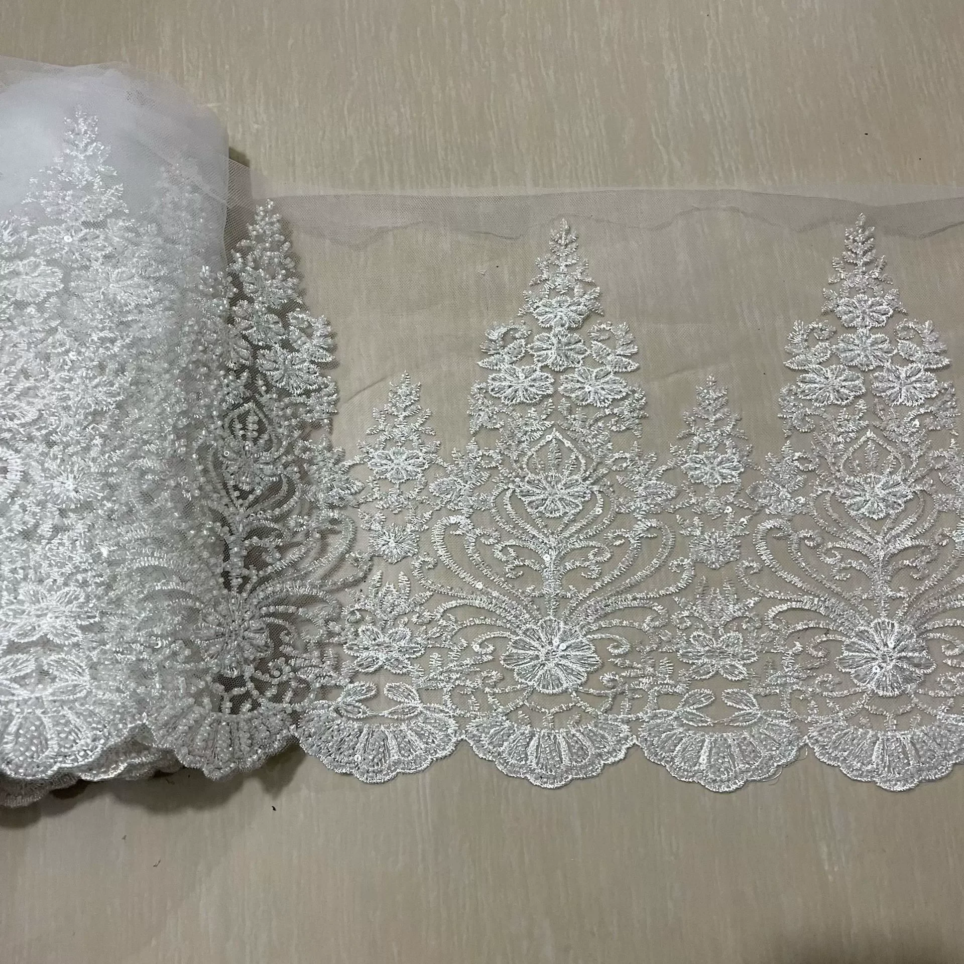 New Border Lace Trim Wedding Dress Veil DIY Accessories Clothing Trim
