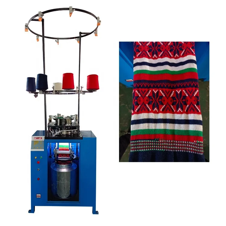 QJF-MZ-236 High production CE jacquard hat circular knitting machine
