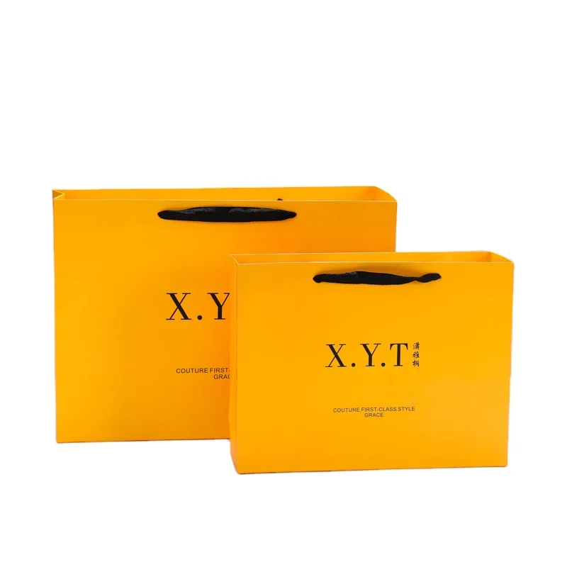 High quality matte custom gift paper jewelry shopping bag