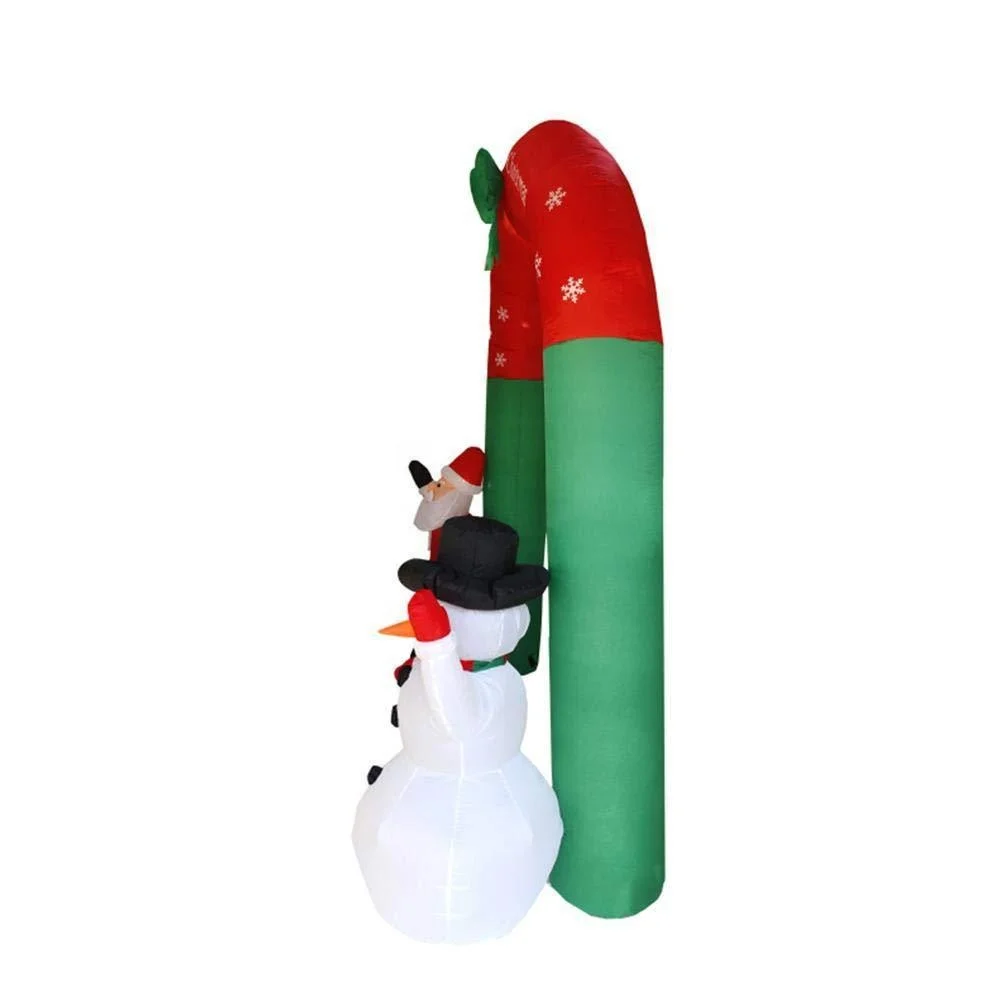 Hot sale Christmas decoration supplies Santa Claus inflatable door outdoor for yard party decoration