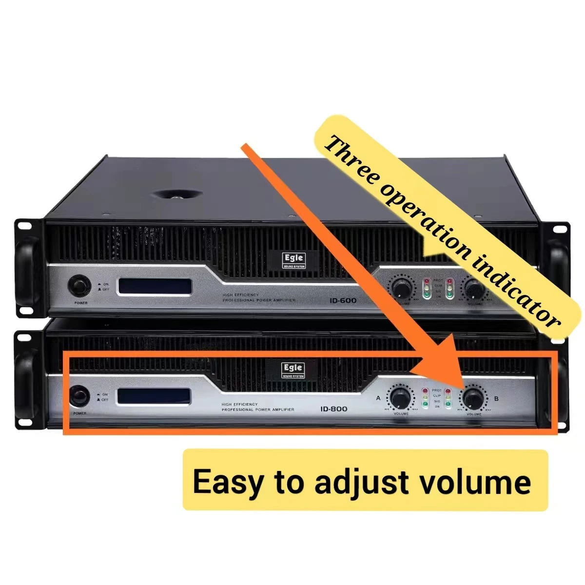 Pro Audio ID-800 сценический мастер 800 Вт высокий звук Стандартный усилитель мощности Профессиональный для продажи