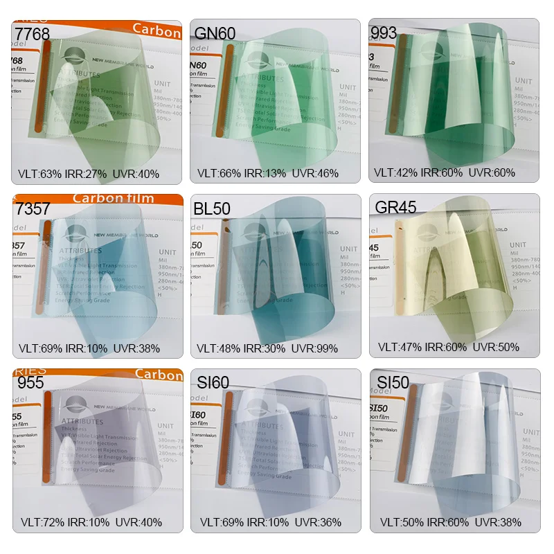 1.52m x 30m Sun Shade Car Vinyl Wrap Solar Window Tint Film