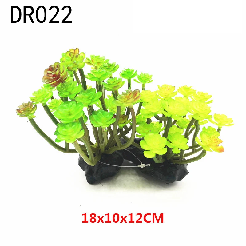 Artificial succulents garden green potted succulents for tabletop decoration
