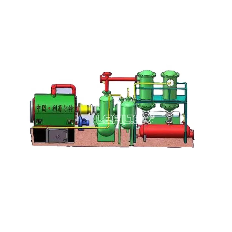 Refining Waste Oil To Diesel Pyrolysis Plant plastic tyre to fuel pyrolysis machine