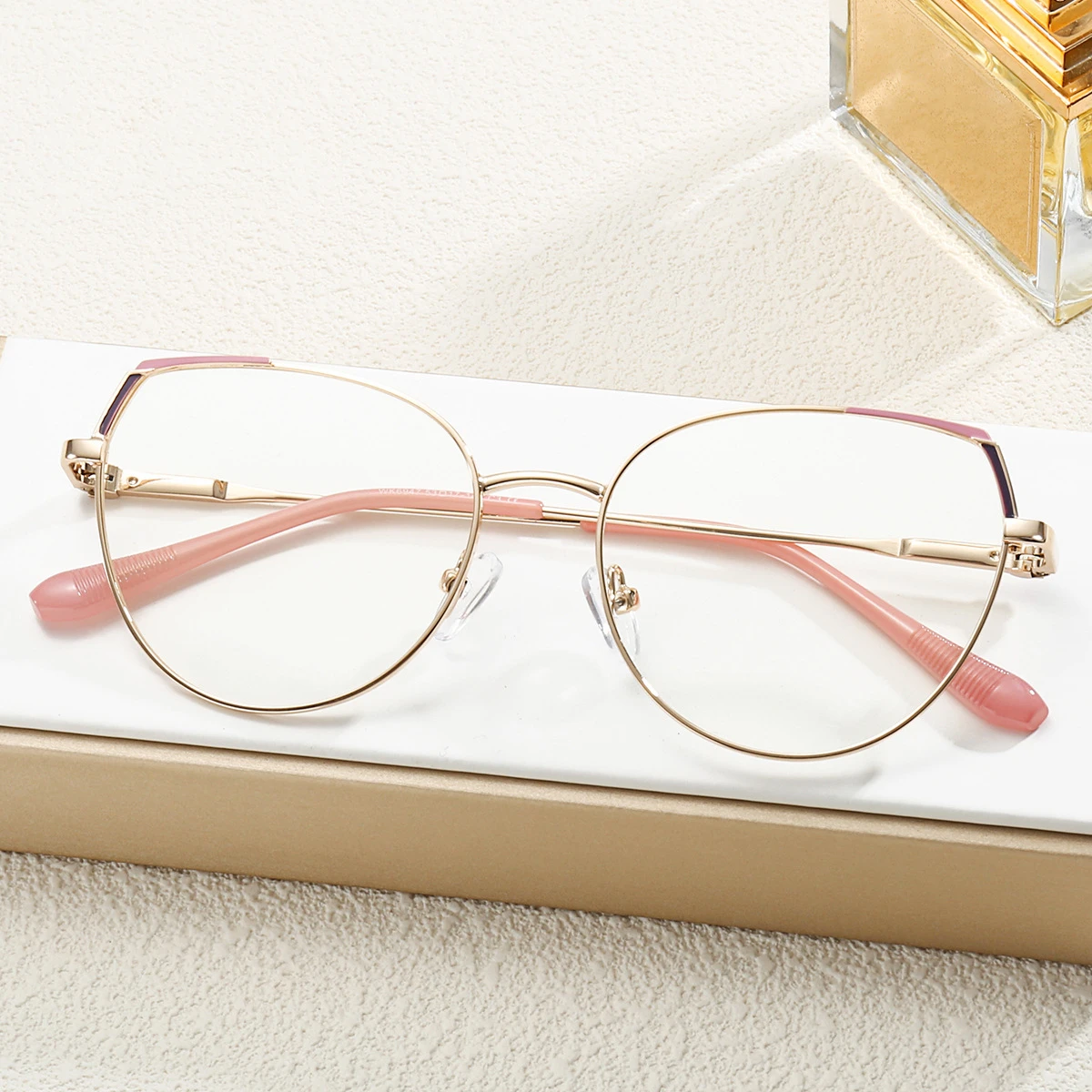 durable anti blue light spring hinge metal gold black circle irregular montures optiques en gros  spectacle frames for women