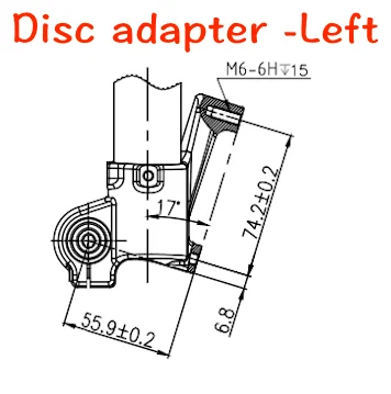 150*15 screw thru-axle 20 inch suspension fork for fat bike/Doodlebike