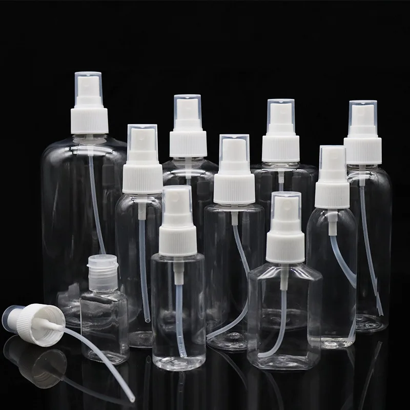 60Ml 100Ml 120Ml 200Ml 250Ml Pet Plastic Spray Bottle Pet Plastic Pump Sprayer Packaging Mist Setting Cosmetic Skin Care Water