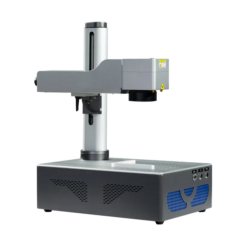 50W Diode Crystal Color 3In 1 Custom 50W Fiber Laser Deep Tube For Engraving Laser Machine With Rotary For Ring Plastic  Metal