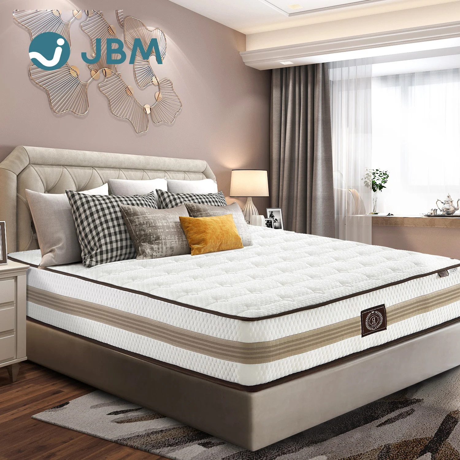 Для использования в отеле латексный гель для здоровья с эффектом памяти 7 зон королевские двойные Пружинные пружинные матрасы массажные