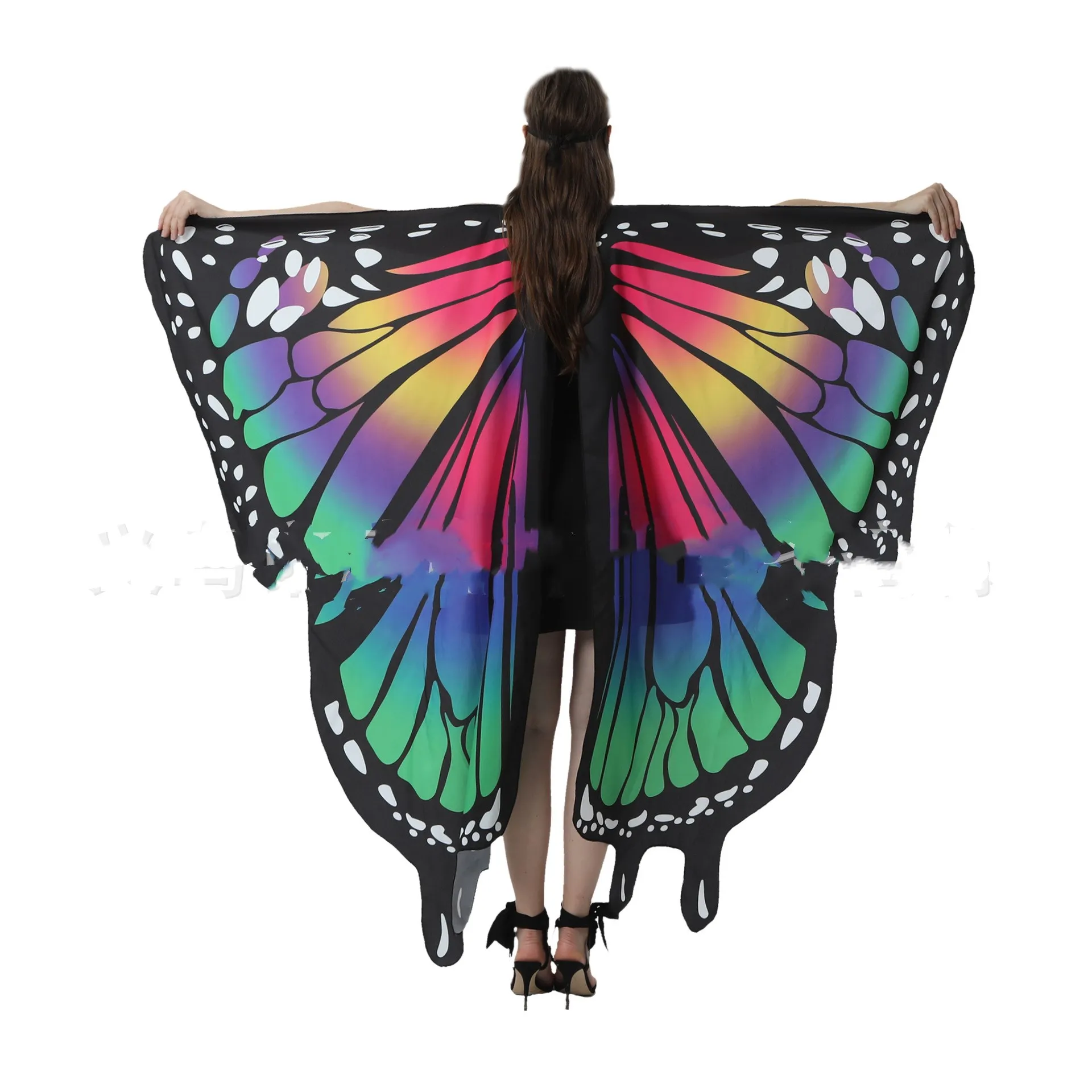 Butterfly Wings for Women Easter Halloween Costume Adults Fairy Wings Ladies Cape Shawl Party Festival Carnival Dress Up Cape