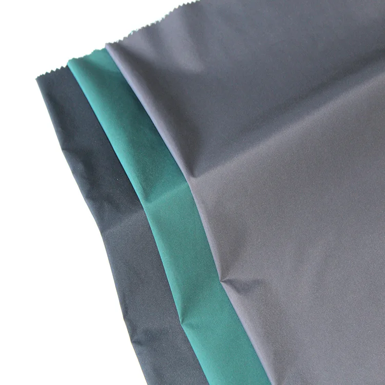 100% Polyester Jacket Fabric Waterproof Printing Fabric Pu coating Imitation Memory Fabric