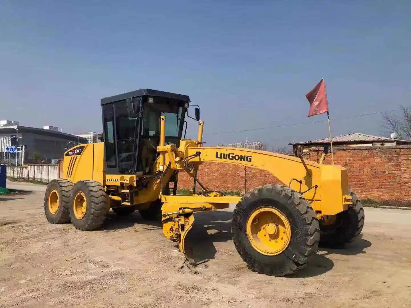 High efficient used liugong grader CLG420 motor grader machine for road construction