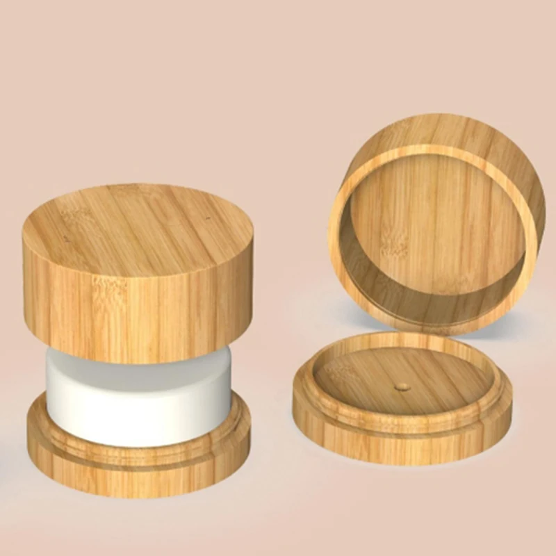 Sustainable Refillable Lipstick Mascara Tube Bamboo Beauty Container Manufacturers Product Skin Care Skincare Makeup Packaging