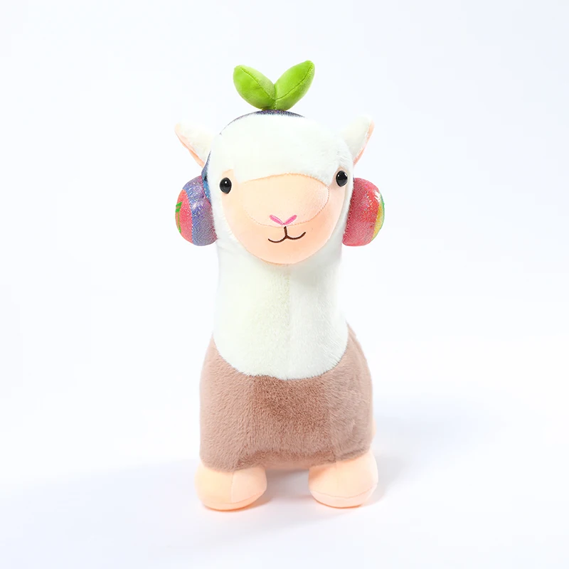 Stuffed Plush Alpaca Doll Toys Soft Plush Animal Alpaca Toys Stuffed Cartoon Alpaca