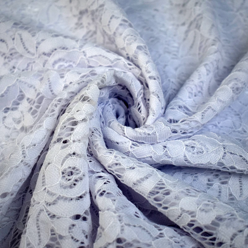 Новинка, осенне-зимняя свадебная ткань, мощная сетчатая ткань, тянущаяся сетчатая кружевная ткань