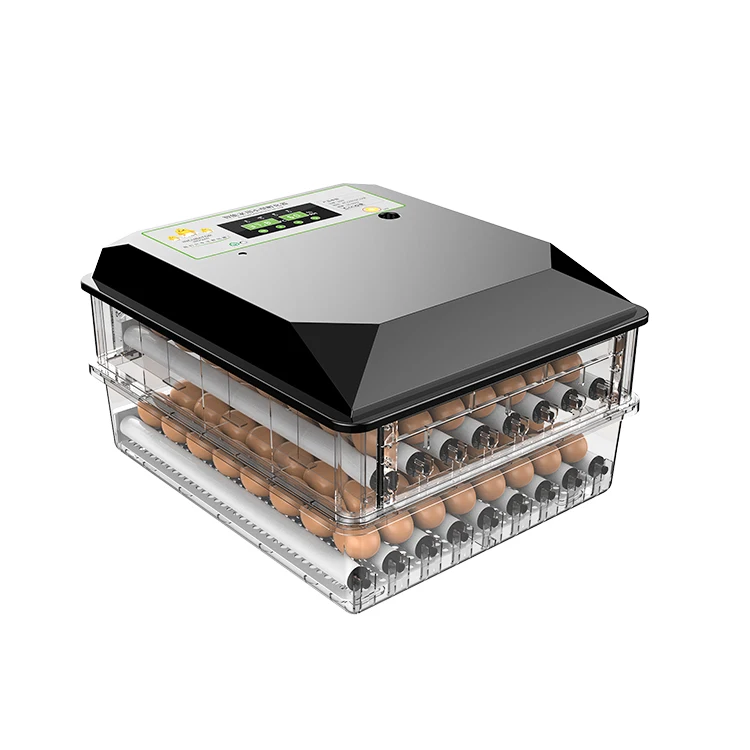 2 Layers 128pcs Automatic Poultry Chicken Egg Incubator