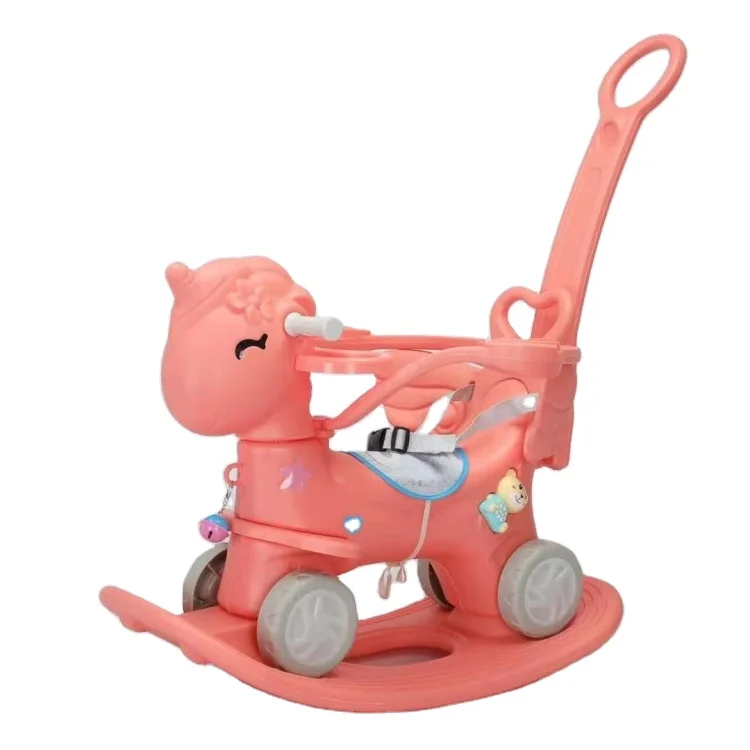 China Professional Manufacture Creative Design War Horse Rocking 5 in 1 for Kids