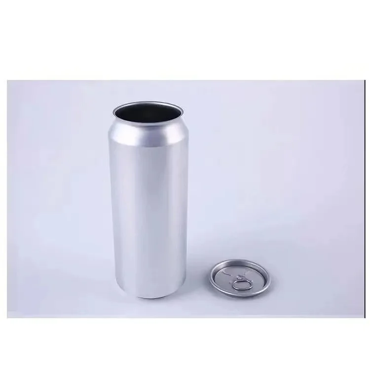 Wholesale 330ml 473ml Aluminum Cans Silver White Black Empty Soda Beverage Cans with Lids Cylinder Shape Tea Food Aerosol Use