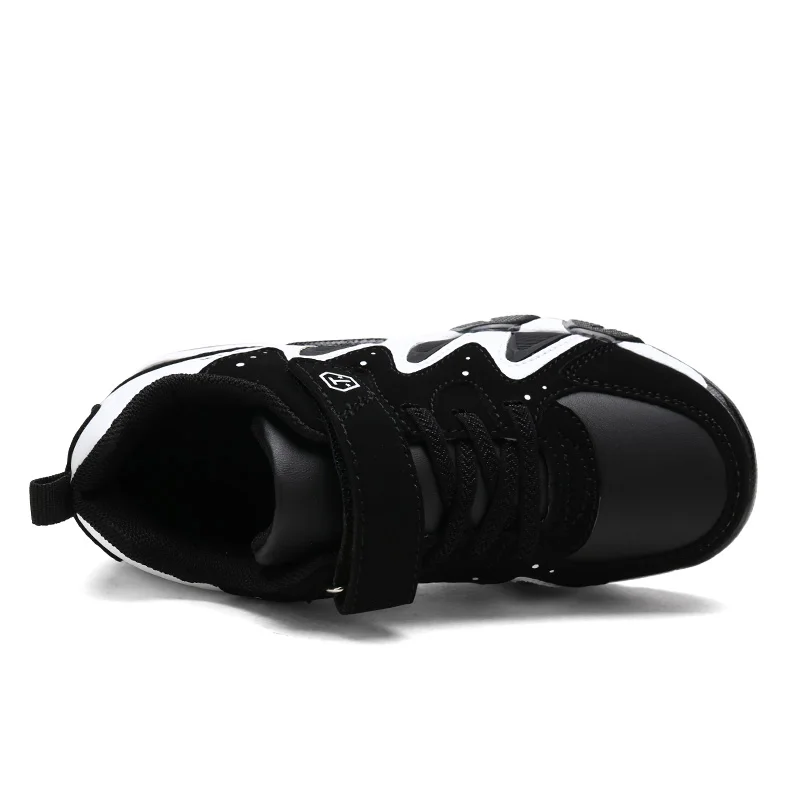 
China custom kids winter sports shoes black sports running shoes for boys 