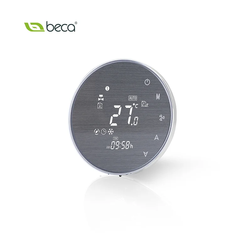 HVAC System Smart Home Thermostat Room programmable fan coil Control WiFi Touch Screen Controller Digital Thermostat BECA BMS
