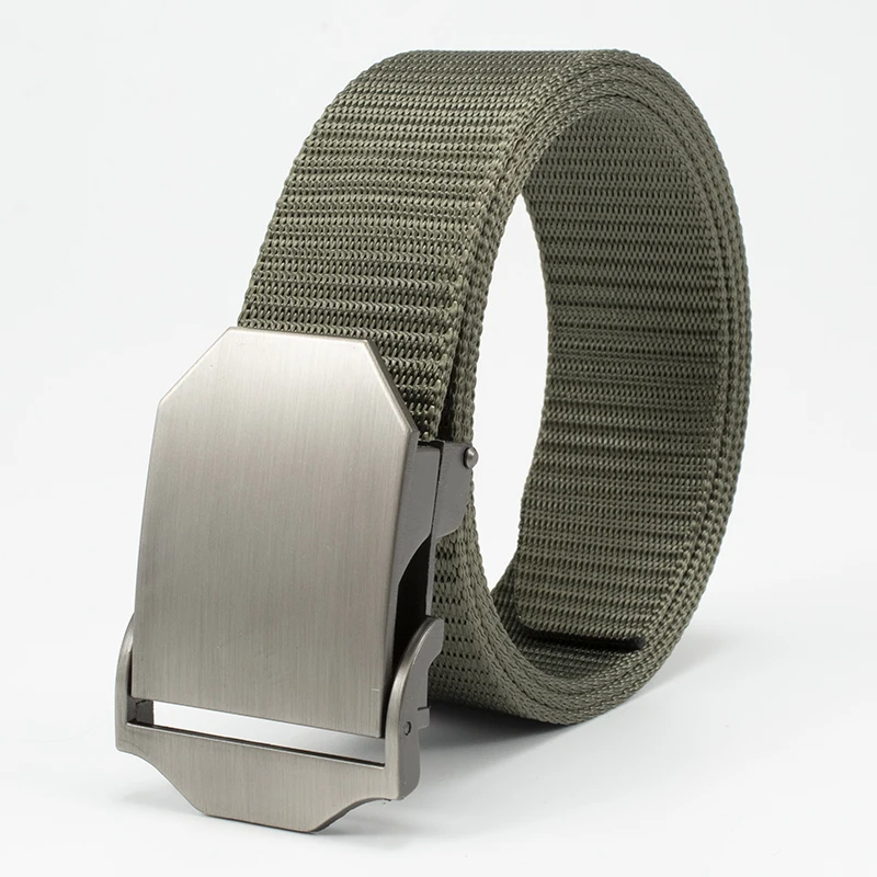Custom logo Canvas Metal Buckle Nylon Belt High Quality Nylon 8260 Tactical Canvas Military Belt