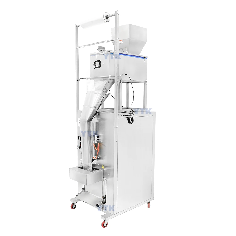 YASON YTK-BP1200P Back Seal Pills Portable Fuel Dispenser Tea Melon Seeds Filling Packaging Machines For Small Businesses Home