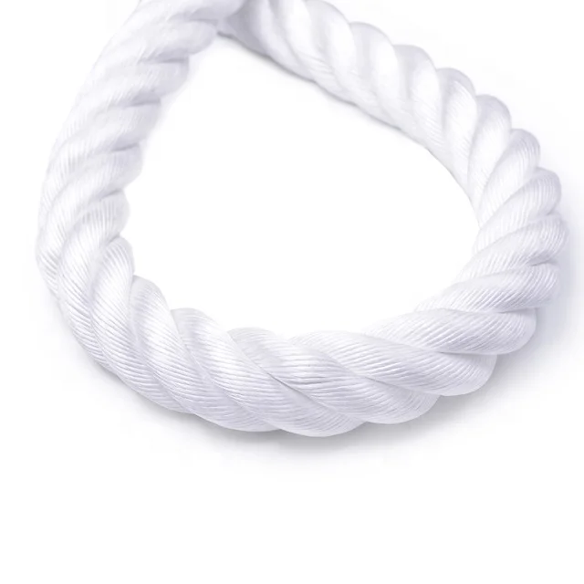 Wholesale 3 strand twisted marine polyester rope High Tenacity polyester mooring rope
