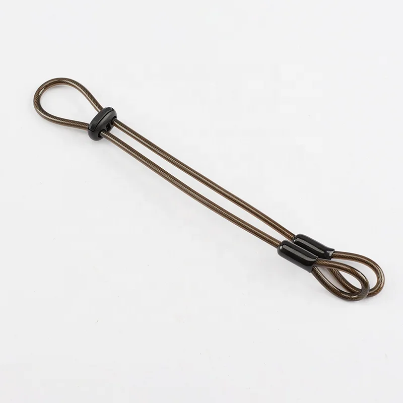 C-pin custom-made special safety load plastic coil tool tether steel wire spring tool lanyard for reduce lost risk