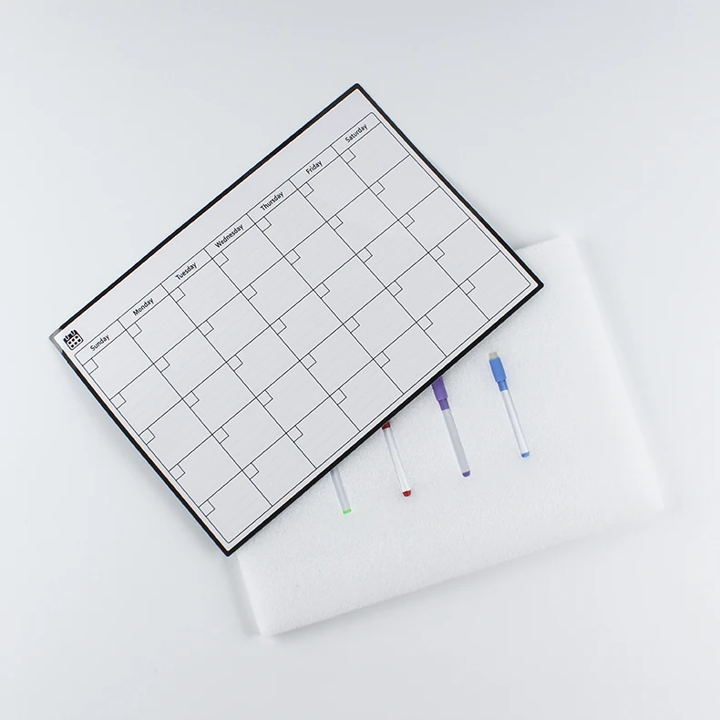 Dry Erase Board Magnetic Fridge Whiteboard weekly monthly Planner Calendar refrigerator dry erase