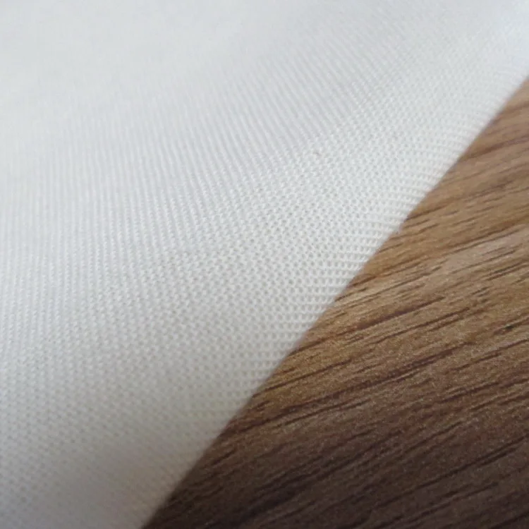 J-12056 Whole Sale 100% Ring Spin Yarn Fabric for Vest Unbleached Woven Plain Combed Soft Cotton T Shirt Tshirt Cotton 130 Gsm