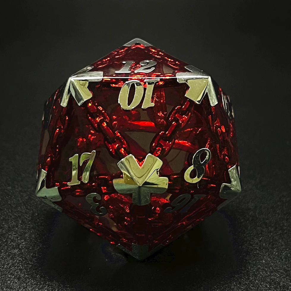 D20 55MM dice Polyhedral Dice For Razor D&d Rpg Playing Games