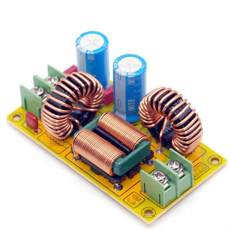 Automotive audio high-frequency filtering EMI Electromagnetic interference filter board  2A 4A 10A 20A DC LC filter