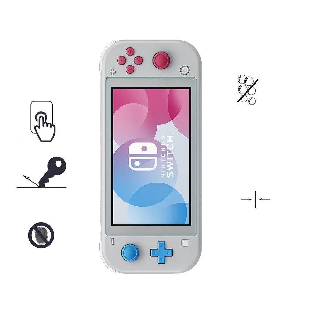 2 шт 2019 Новое поступление для Nintendo Switch Lite ясный с уровнем твердости Защитная пленка экрана из закаленного стекла