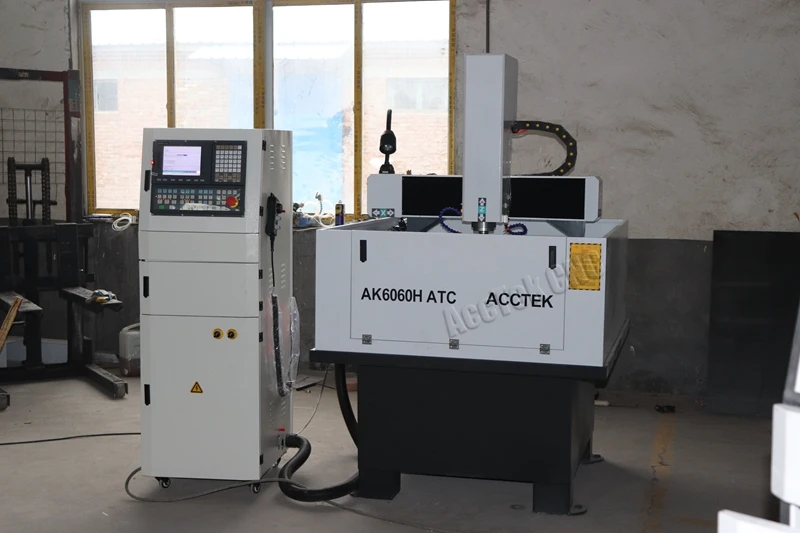 AccTek hot sales 6060 metal mini cnc machine hobby with best price