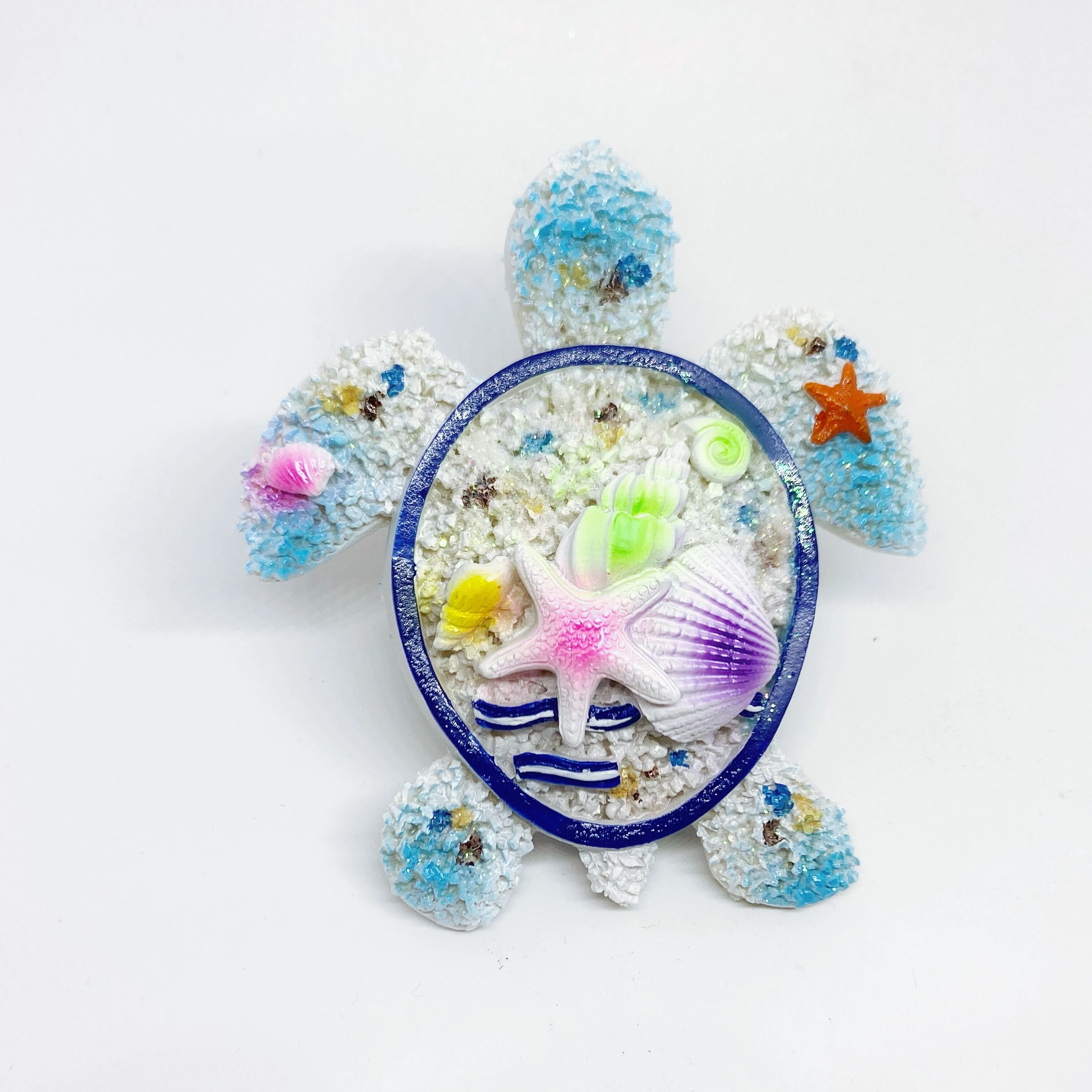 YI WU Bai Wen Manufacturers promotion beach   cheap turtle shape fridge magnet tourist souvenir gift