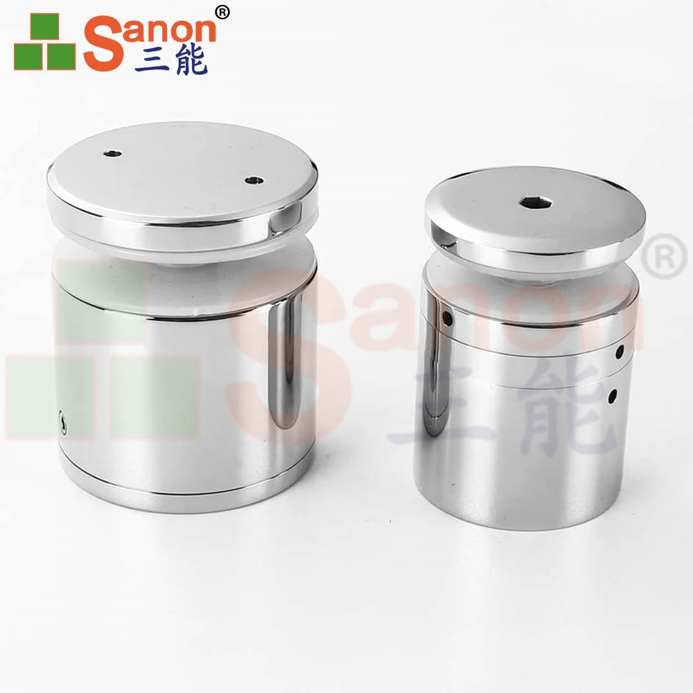 SANON Glass Balustrade Stair Fitting Glass Spacer Solid Wall Mounted Stainless Steel Standoff