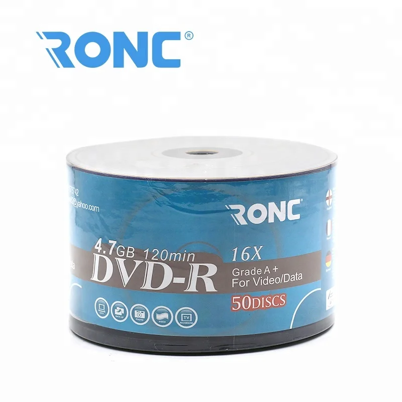 Ronc/OEM Brand Wholesale Empty 4.7GB DVD-R Capacity