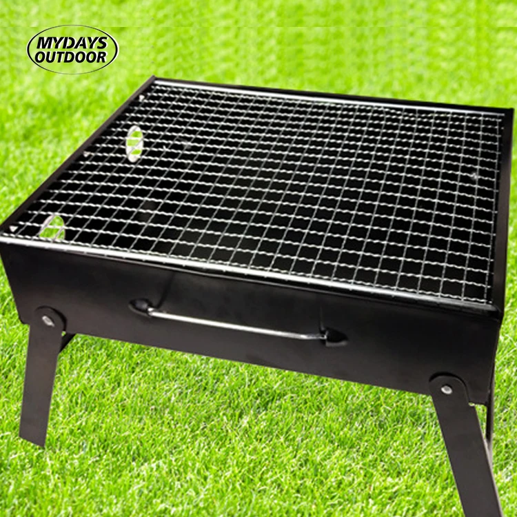 Maydays Outdoor Smokeless Barbecue Charcoal Grill Portable Foldable BBQ Grill for Outdoor Cooking Camping Hiking