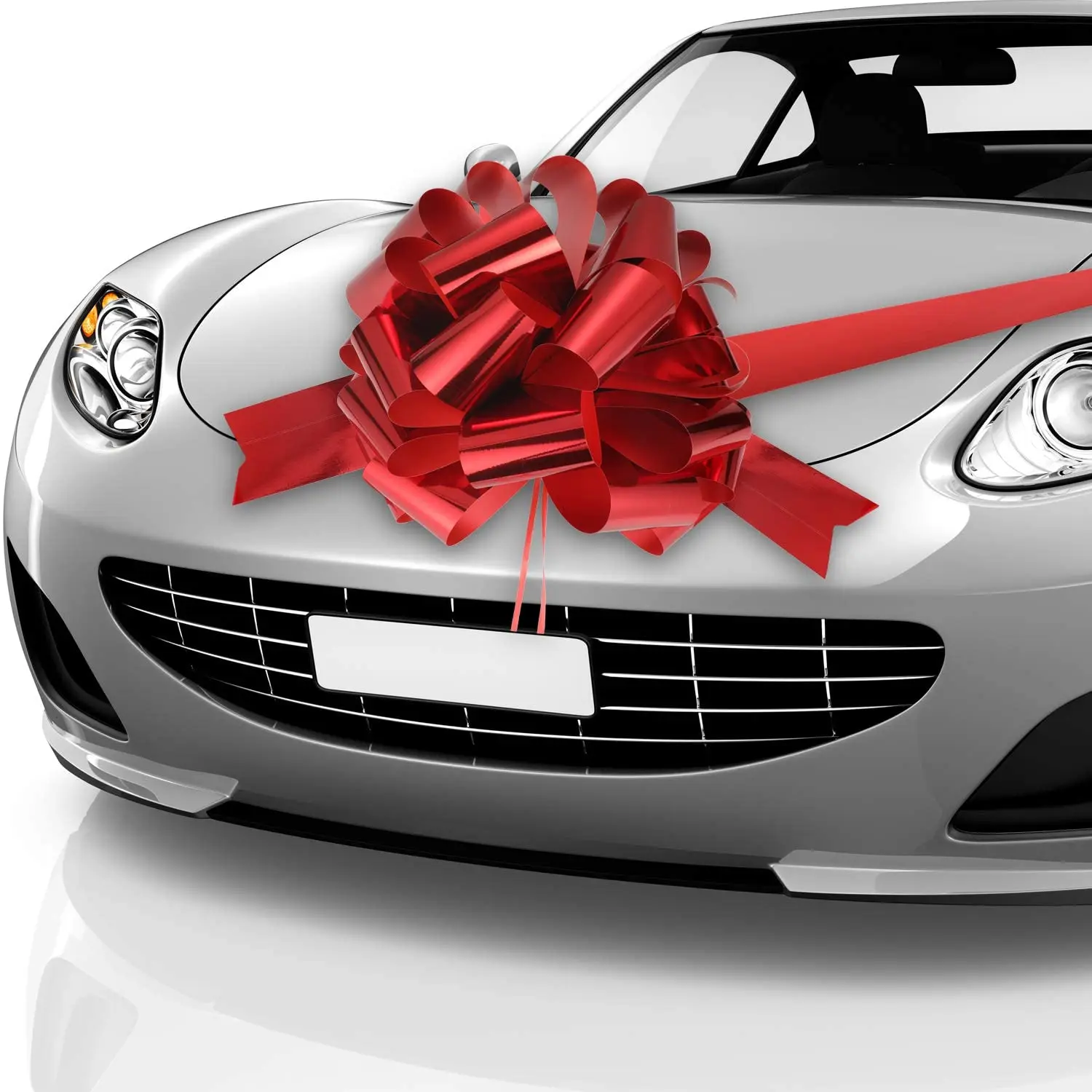 Free Sample Wholesale PP Gift Wrapping Bow red celebrate large door bows Car pull bow