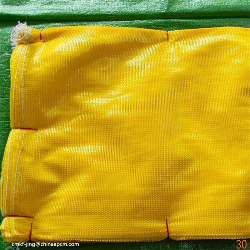 53*90cm 60*90cm 25kg 30kg 50kg for Potatoes Onions Plastic Packing Bag Mesh Bags with Drawstring
