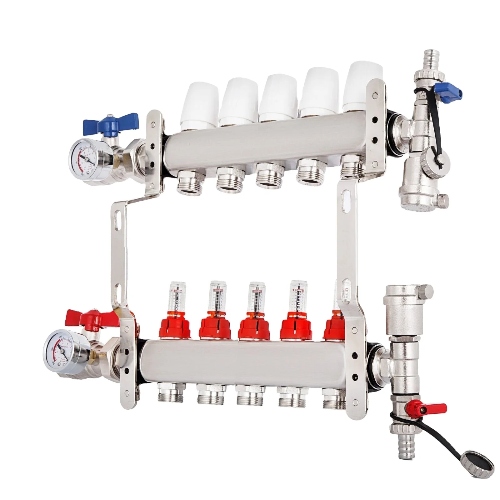 PEX  Warmepumpe  Inverter Heat Pump Manifold  Floor Heating System Complete