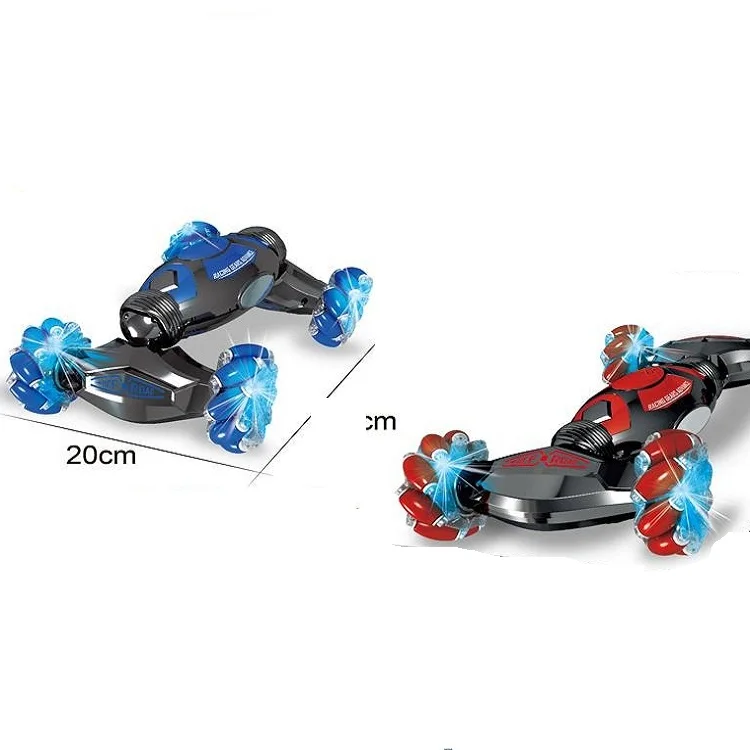 automatic demonstration remote control with usb charging cable 1:16 9 channel 4WD drive RC stunt car with light wheels music