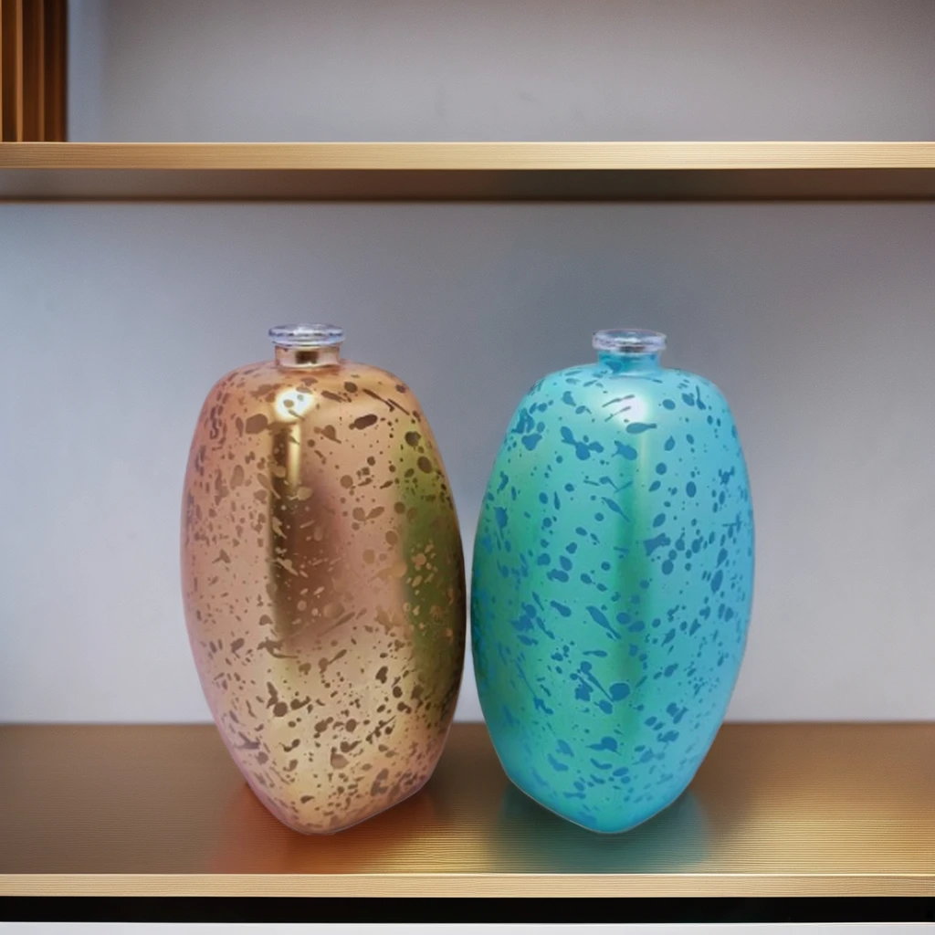 100ml Matte frosted diffuser empty Glass Color grain Aroma Bottle for Personal Care custom gradient ramp for perfume bottle