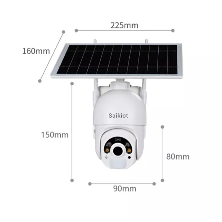 Ubox CCTV Solar 4G Camera With Sim Card Outdoor Colorful Night Vision Recording Security Solar 4MP 2mp CCTV 4G Camera