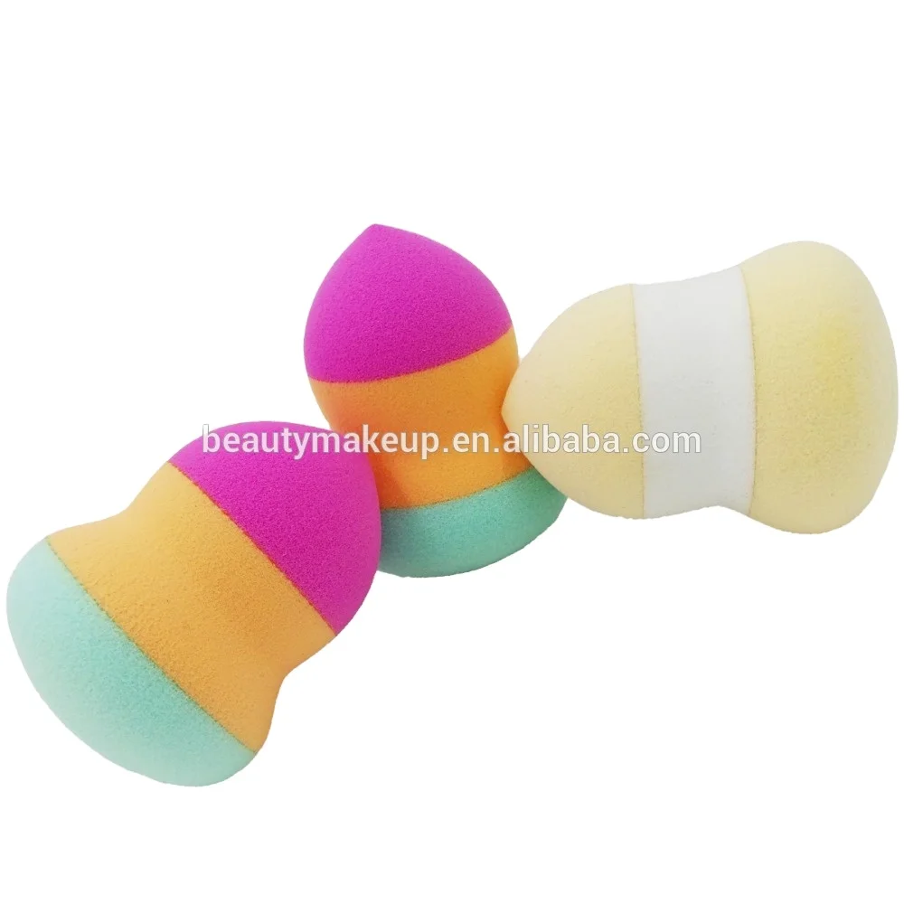 
2020 new Amazon hot-selling beauty egg gourd-shaped happy face sponge makeup sponge latex-free material wholesale 