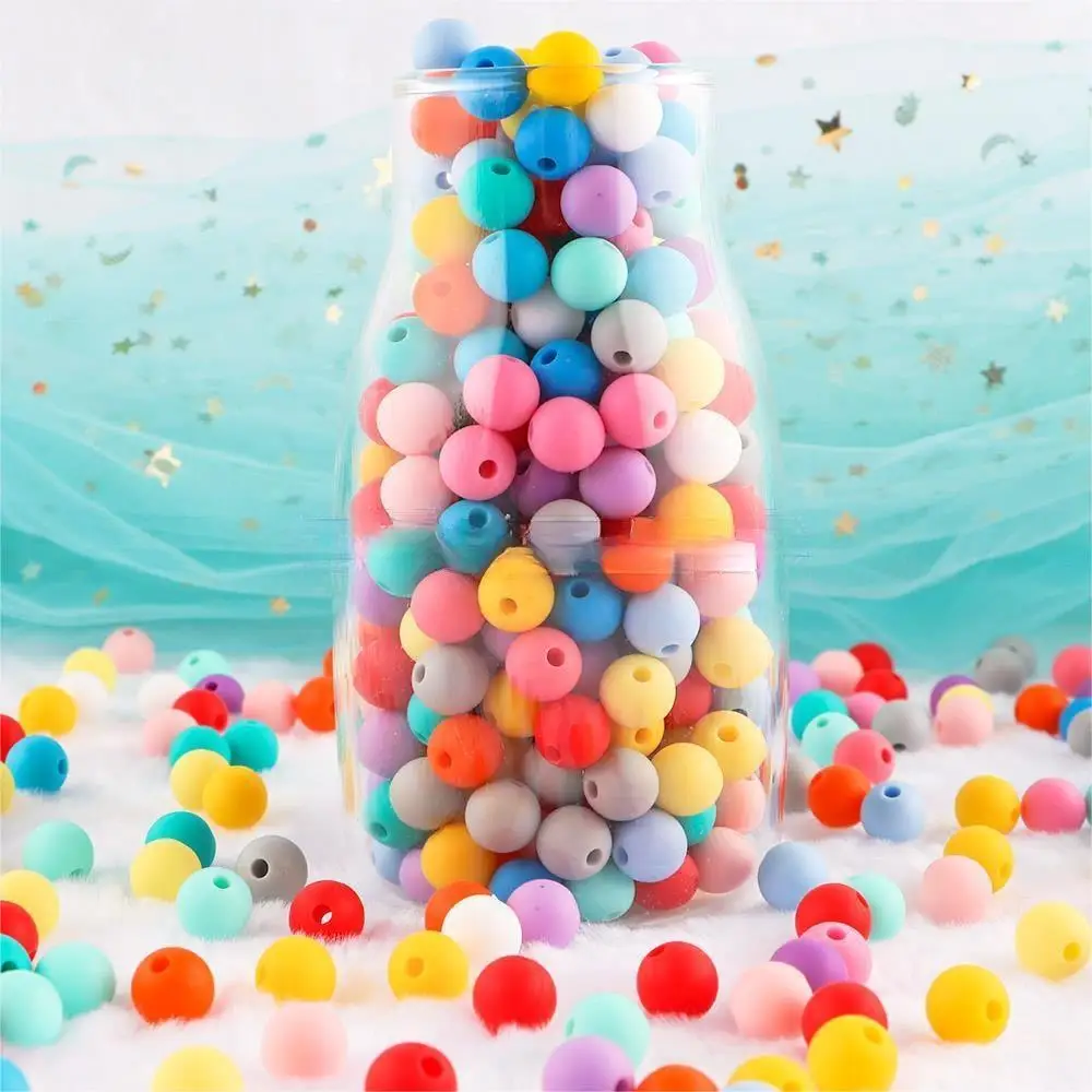 12mm Wholesale Custom Silicone Focal Beads For Pen Making Baby Chew Loose Silicone Charms Beads Diy Beads shoes for pen